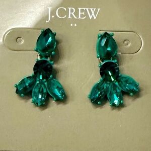 teal earrings